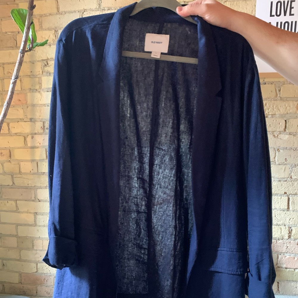 Old Navy Linen Blazer